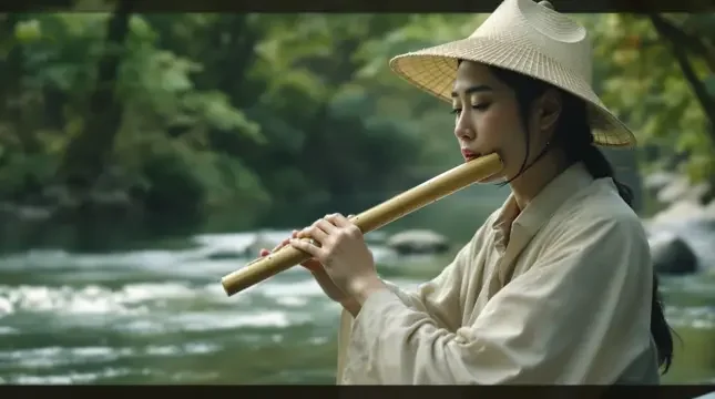 竹笛悠扬 - 69视频竹影清风影像