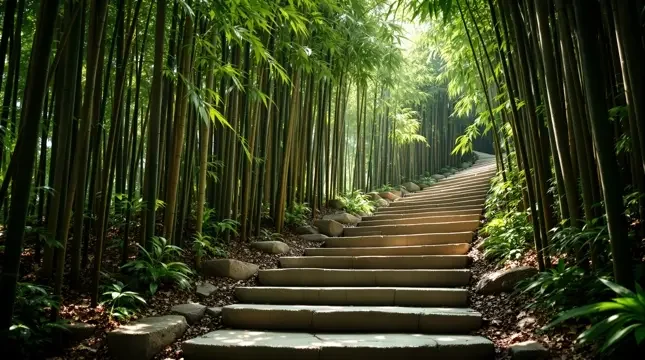 林间小径 - 69视频竹影清风影像